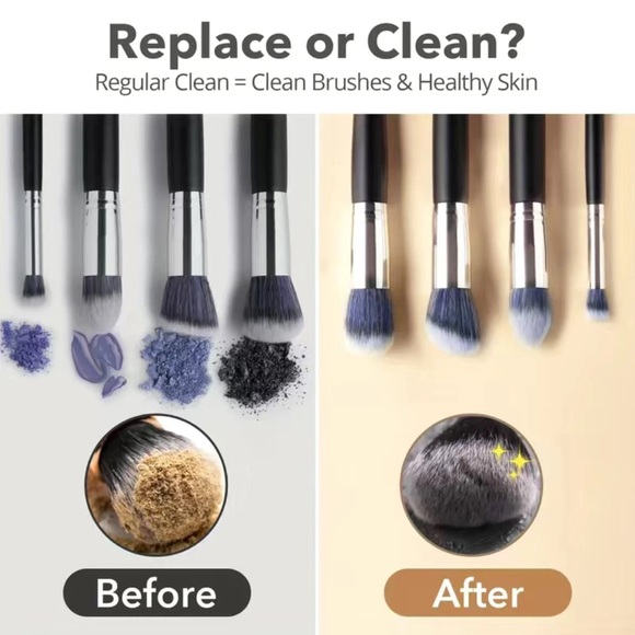 Electric Makeup Silicone Brush Cleaner - White - Picture 4 of 7